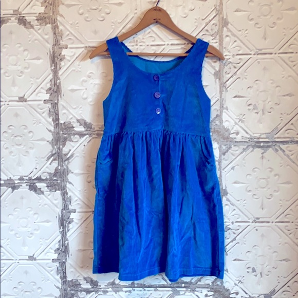 Vintage Other - Blue 90s girls corduroy dress